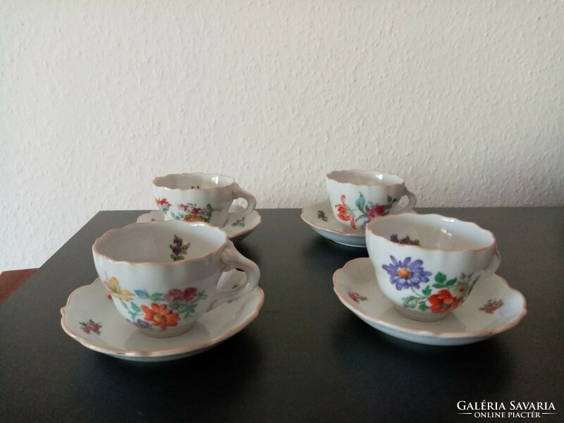 Hüttl aquincum porcelain mocha/coffee cups