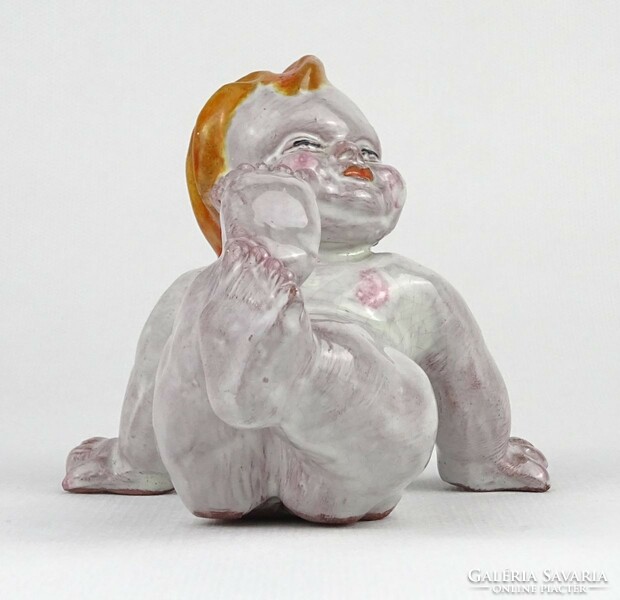 Art deco ceramic putto marked 1F472