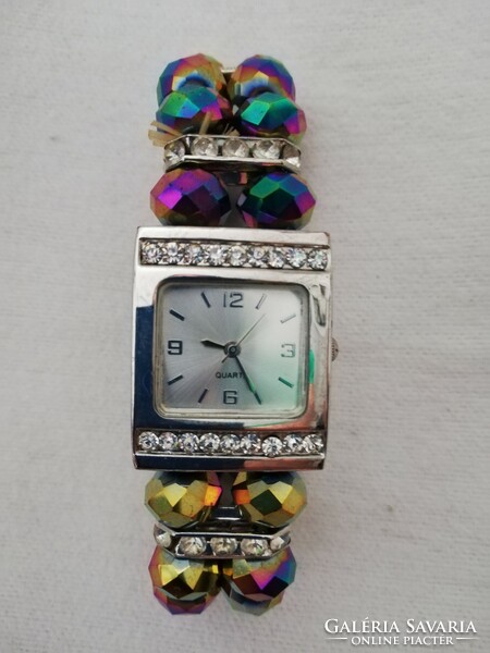 Women's watch decorated with stones