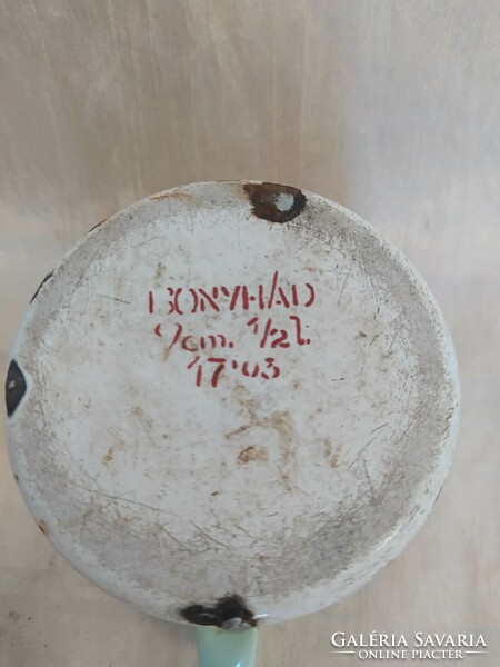 Retro enameled mug from Bonyhád
