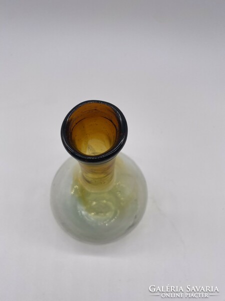 19. századi fújt üveg. Váza/kiöntő/pálinkás