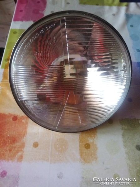 Czechoslovak pal headlight pair, for vintage cars, without bulb