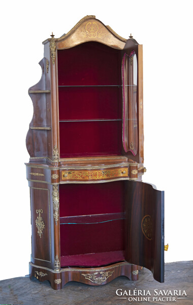 Boulle-style display cabinet