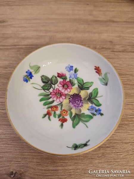 Herend ring holder, small bowl, flower pattern