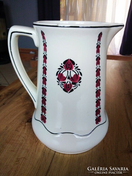 German Art Nouveau porcelain bowl and jug