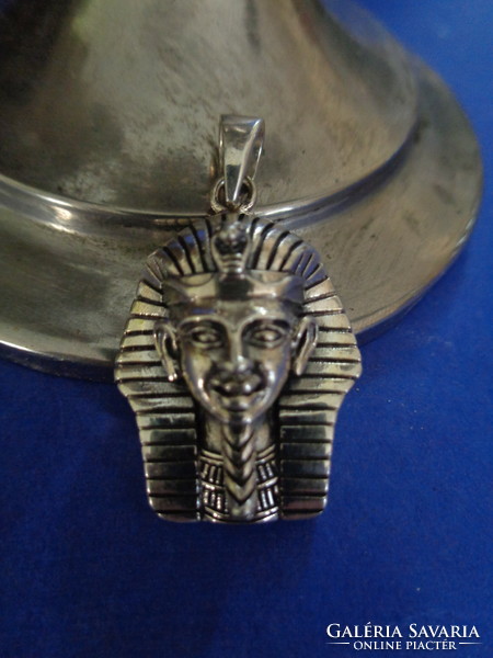 Sterling silver Tutankhamun pharaoh pendant