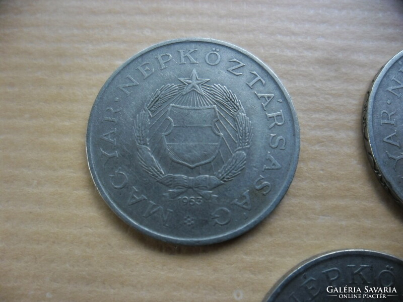 Ritkább 1963 as 2 Forint /  3 db /