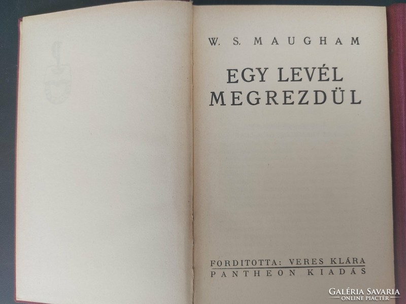 W.Somerset Maugham 9 regénye. 9900.-Ft