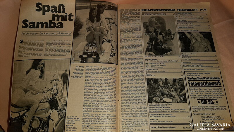 FEIGENBLATT Német erotikus magazin a 70-es évekből - No 9