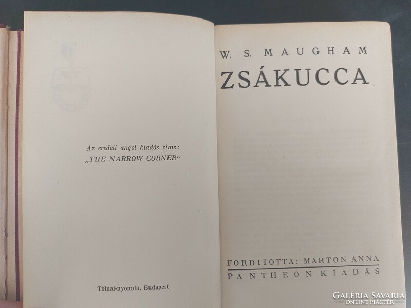 9 novels by W. Somerset Maugham. HUF 9,900