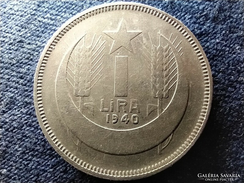 Turkey Rare .833 Silver 1 Lira 1940 (id16300)