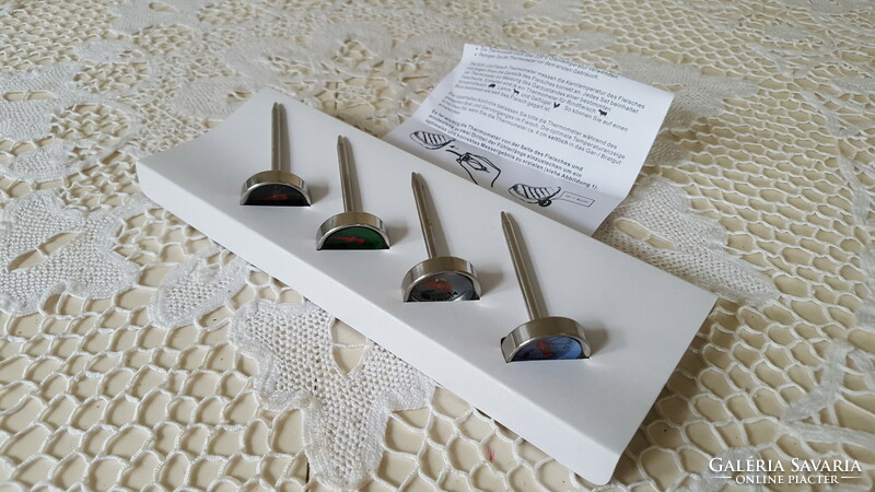 Mini meat thermometer set 4 pcs.