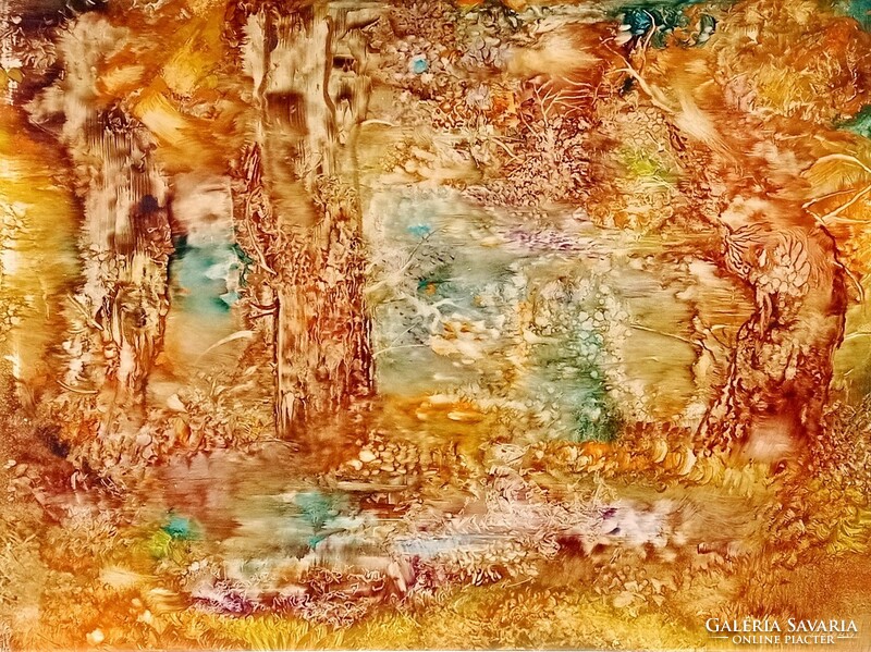 Iván Máriási masnyik (1928-1997) - dream world, 60 x 80 cm