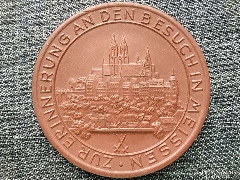 Meissen Porcelain Böttiger Commemorative Medal (id43744)