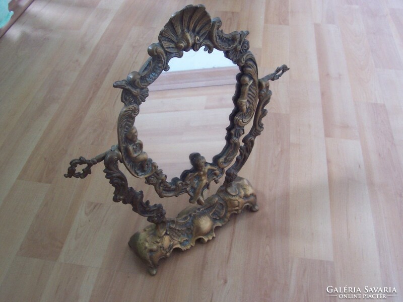 Copper wonderful table mirror
