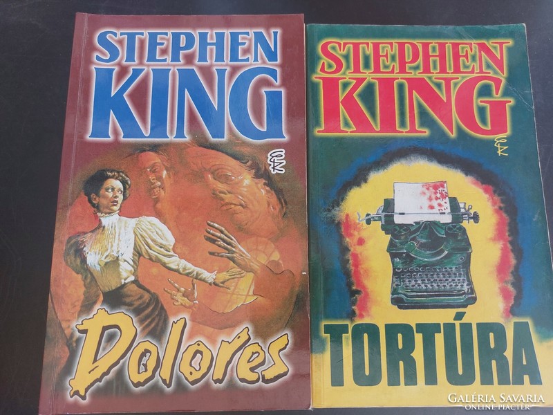 11 volumes of Stephen King are for sale together. HUF 9,000