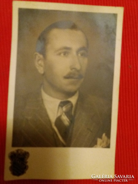 Cc. 1930. The late radio announcer jános benedekfi portrait Szeged Székely photo according to the pictures