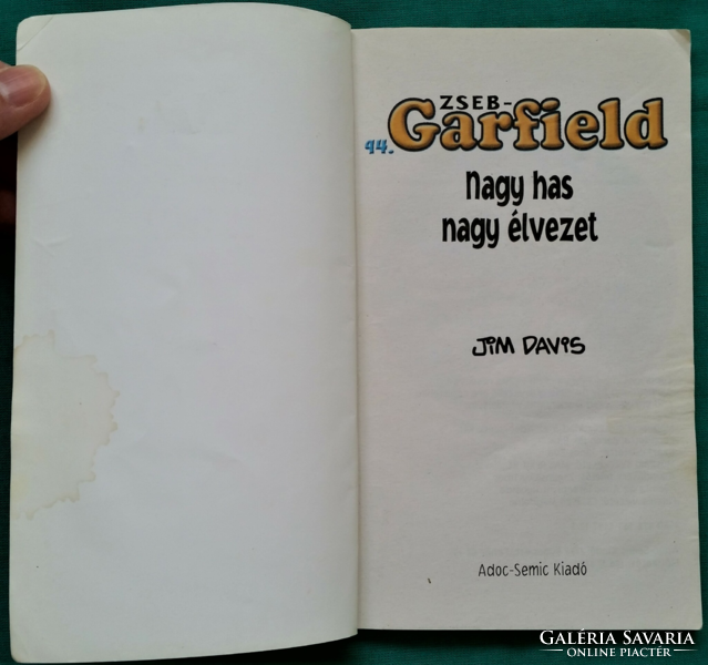 Jim Davis: Nagy has - nagy élvezet - SZÍNES KÉPREGÉNY - Zseb-Garfield 94.