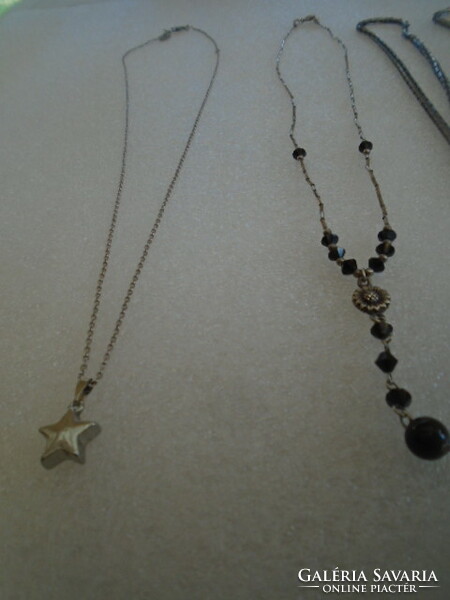 3 Necklaces 925 silver and original medical metal necklaces