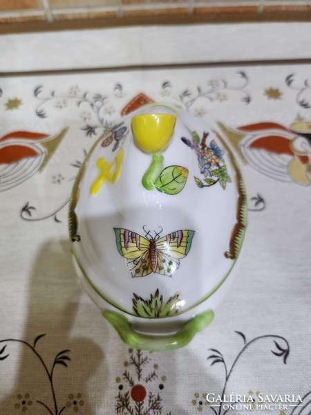 Viktoria Herend rare bonbonier with lemon holder