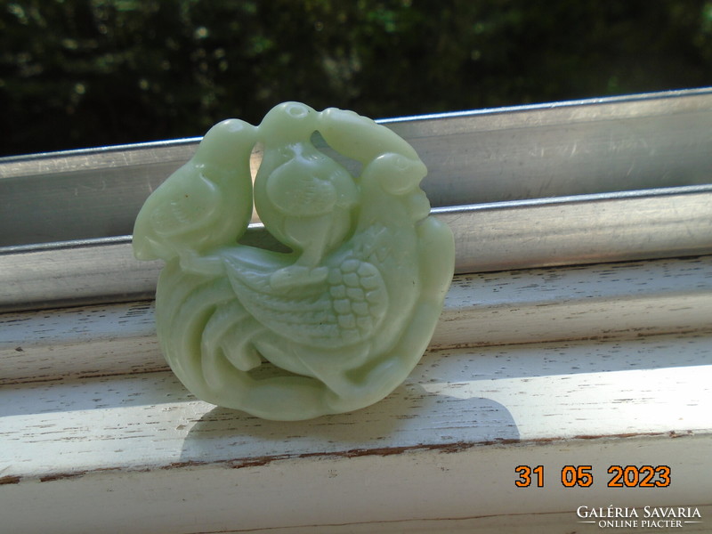 Chinese carved jade talisman, amulet