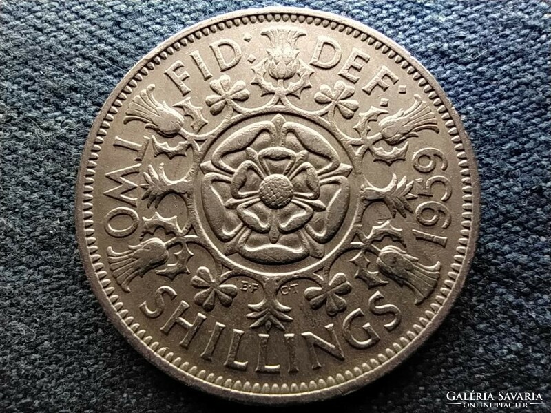 Anglia II. Erzsébet (1952-) 2 Shilling 1959 (id66177)
