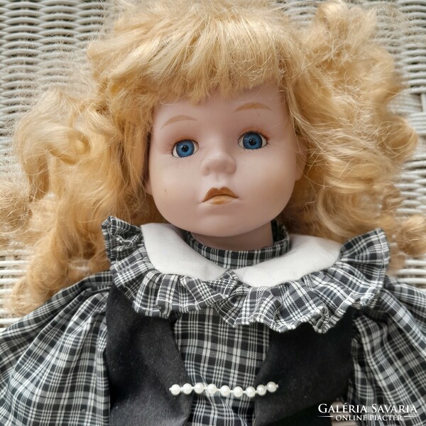 Porcelain doll is damaged