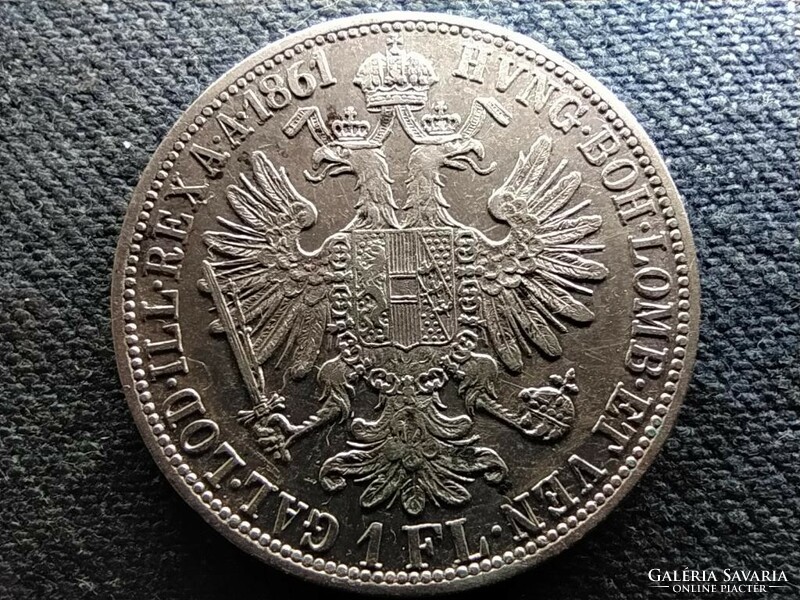 Ausztria Ferenc József .900 ezüst 1 Florin 1861 A (id73281)