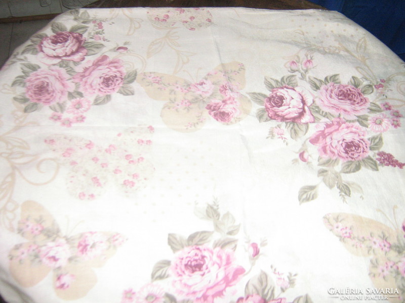 Beautiful vintage rosy pillowcase