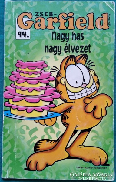 Jim Davis: Nagy has - nagy élvezet - SZÍNES KÉPREGÉNY - Zseb-Garfield 94.