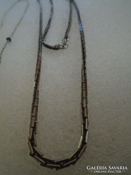 3 db nyaklánc 925 ezüst és eredeti órvosi fém nyakláncok