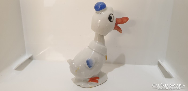 Antique rotating head duck