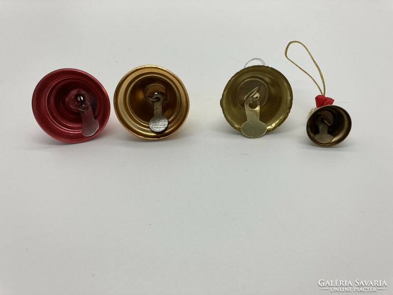 Old Christmas tree decoration, small metal bells