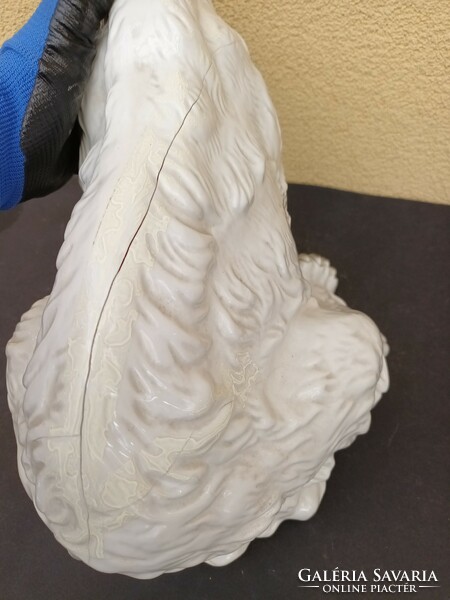 Nagyméretű Royal Dux Porcelán Jegesmedve