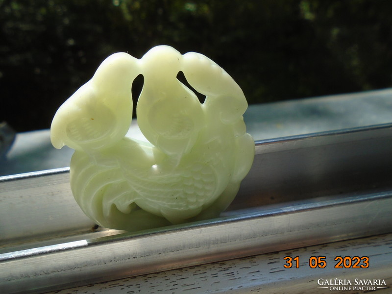 Chinese carved jade talisman, amulet