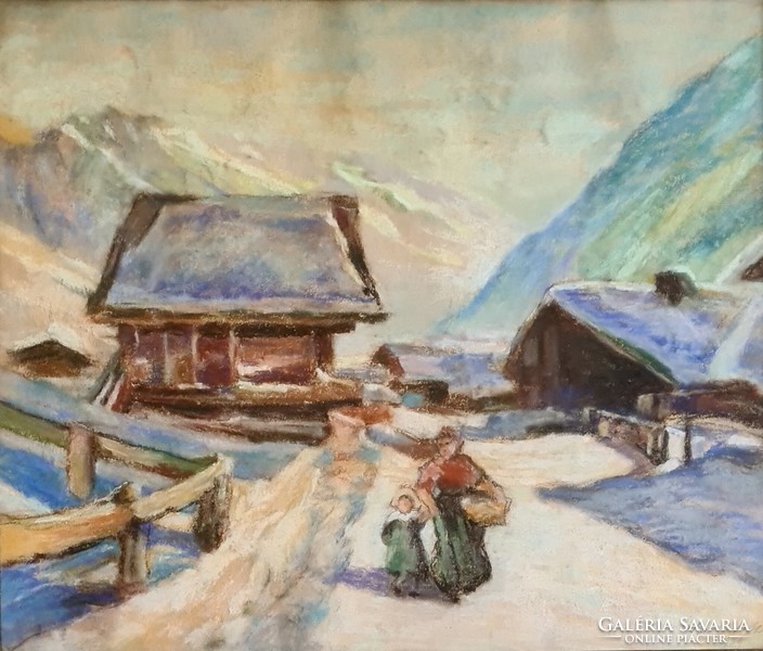 Szigeti Jenő (1881 - 1944) : Erdélyi táj
