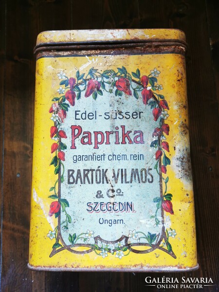 Bartok Vilmos paprikás doboz
