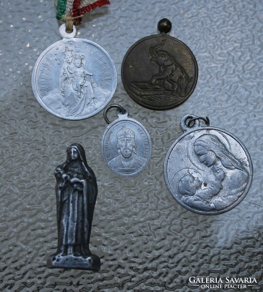 Rosary pendant. Favor item, 5 pcs