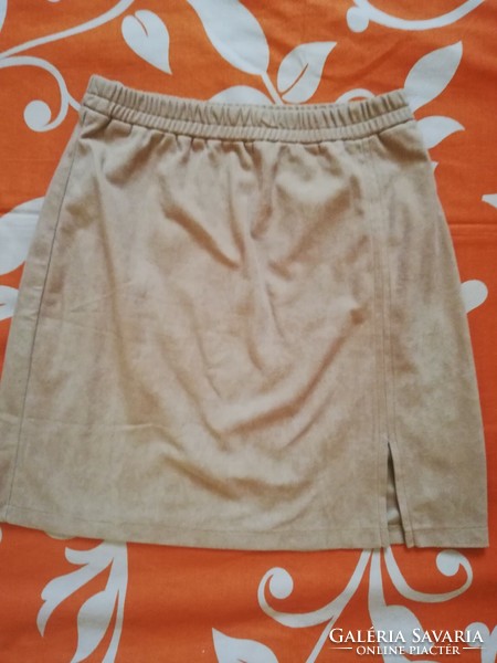 Light brown miniskirt