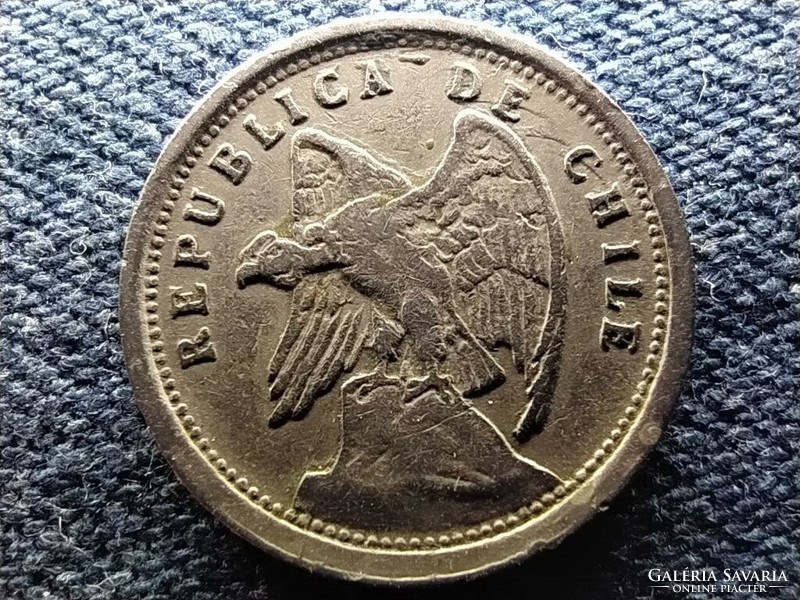 Chile 10 centavo kondorkeselyű 1923 So (id67684)