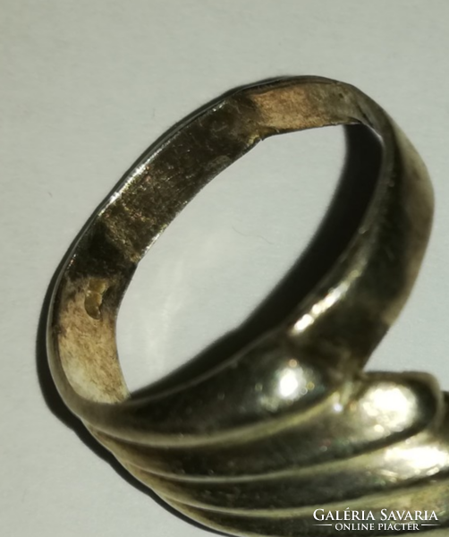 Jelzett ezüst gyűrű. Sérült. 5 g.