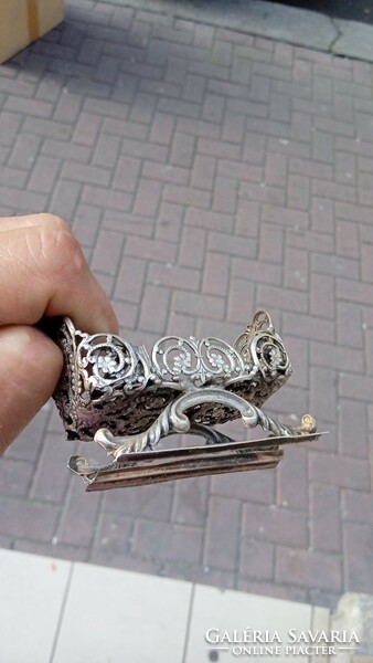 Nicla ogetti sterling silver small sled from the 40s, size 10 x 6 cm