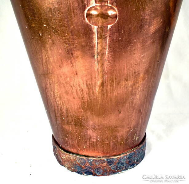 Art deco copper umbrella stand