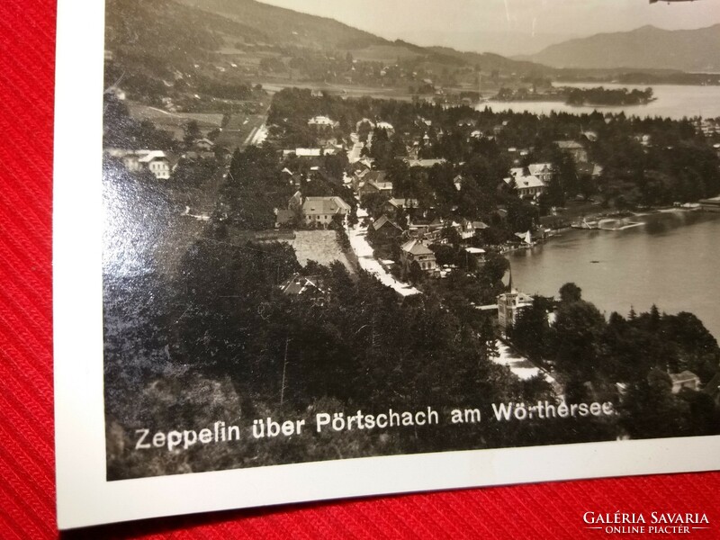Antik német képeslap ZEPPELIN ekete-fehér szép állapotban a képek szerint