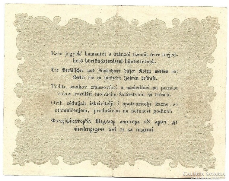 10 tíz forint 1848 Kossuth bankó