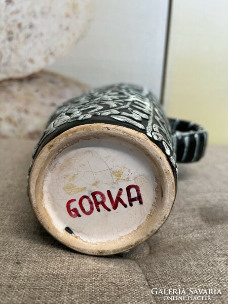 Gorka gauze ceramic vase with handles a45