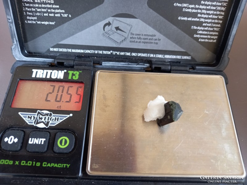 Valódi nyers afganisztáni paraiba sapkás indigolit turmalin drágakő! 20ct! Nem kezelt!