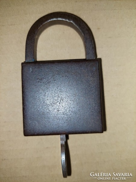 Antique patent fort lk padlock, working, with original key