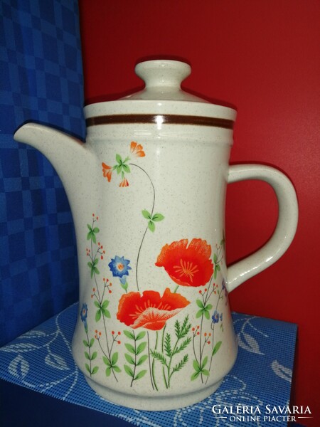 HUF 3,500! Japanese poppy stone pot/jug!