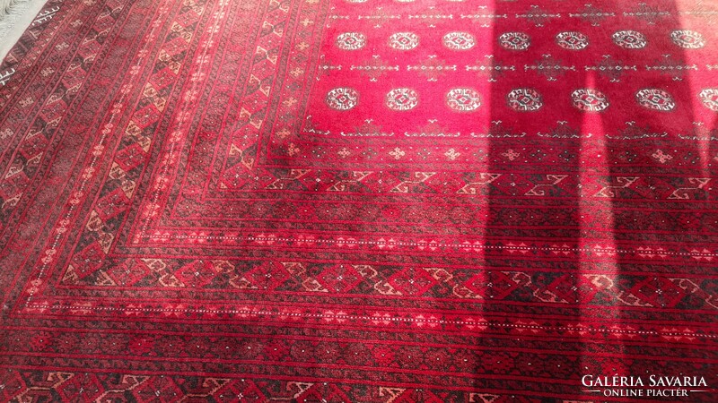 Hand-knotted Afghan Persian rug, 3 x 2 meters